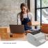 Drukarka etykiet termicznych 203dpi USB LAN RS-232 Qoltec 50243