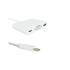 Adapter USB-C -> VGA + USB 3.0 A + USB 3.1 Typ C PD Qoltec 50426