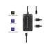 Hub USB-C 3.1 USB 3.0 x4 + USB micro żenski Qoltec 50502