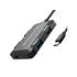 Hub USB-C 3.1 USB 3.0 x4 + USB micro żenski Qoltec 50502