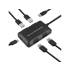 Hub USB-C 3.1 USB 3.0 x4 + USB micro żenski Qoltec 50502