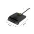 Czytnik do kart chipowych SCR-0634 USB 2.0 + adapter USB-C Qoltec 50634