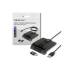 Czytnik do kart chipowych SCR-0634 USB 2.0 + adapter USB-C Qoltec 50634
