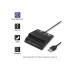 Czytnik USB do kart chipowych Qoltec 50636 + adapter USB-C