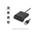 Czytnik do kart chipowych SCR-0642 USB 2.0 + adapter USB-C Qoltec 50642