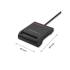 Czytnik do kart chipowych SCR-0642 USB 2.0 + adapter USB-C Qoltec 50642