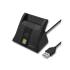 Czytnik do kart chipowych SCR-0643 USB 2.0 + adapter USB-C Qoltec 50643