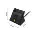 Czytnik do kart chipowych SCR-0643 USB 2.0 + adapter USB-C Qoltec 50643