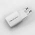 Ładowarka sieciowa GaN USB-C PD USB-A QC 3.0 35W Qoltec 50763 biała