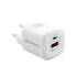 Ładowarka sieciowa GaN USB-C PD USB-A QC 3.0 35W Qoltec 50763 biała