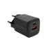 Ładowarka sieciowa GaN USB-C PD USB-A QC 3.0 35W Qoltec 50764 czarna