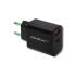 Ładowarka USB A i USB C PowerDelivery QC3.0 18W Qoltec 51713