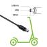 Ładowarka do roweru skutera elektrycznego 36V 42V 2A wtyk 8.0*8.0mm+pin Qoltec 51768