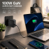 Ładowarka sieciowa GaN USB-C 100W 5-20V 3-5A Super Fast kabel 1,8m Qoltec 51779