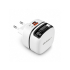 Ładowarka sieciowa GaN USB-C 65W 5-20V 3-3.25A Super Fast wysuwany kabel Qoltec 51784