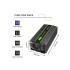 Przetwornica napięcia Monolith 600W / 1200W 12V na 230V Czysty Sinus Qoltec 51933