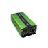 Przetwornica napięcia z ładowaniem baterii Monolith 600W / 1200W 12V na 230V Czysty Sinus Qoltec 51941