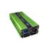 Przetwornica napięcia z ładowaniem baterii Monolith 1000W / 2000W 12V na 230V Czysty Sinus Qoltec 51942