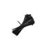 Opaski zaciskowe wielorazowe 100szt 7.2*200mm Nylon66 UV czarne Qoltec 52227