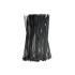 Opaski zaciskowe wielorazowe 100szt 7.2*350mm Nylon66 UV czarne Qoltec 52233