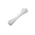 Opaski zaciskowe wielorazowe 100szt 7.2*350mm Nylon66 UV białe Qoltec 52234