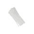 Opaski zaciskowe wielorazowe 100szt 7.2*350mm Nylon66 UV białe Qoltec 52234