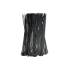 Opaski zaciskowe wielorazowe 100szt 7.2*450mm Nylon66 UV czarne Qoltec 52237