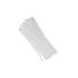 Opaski zaciskowe wielorazowe 100szt 7.2*450mm Nylon66 UV białe Qoltec 52238