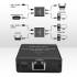 Switch x 3 10/100/1000Mbps Qoltec 52249