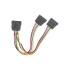 Adapter zasilania Serial ATA SATA żeński - rozdzielacz x2 żeński 0,2m Qoltec 52313