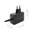 Ładowarka sieciowa GaN USB-C 45W 5-20V 2.25-3A Qoltec 52385