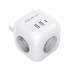 Listwa zasilająca 3-gniazda 2x USB 1x USB-C kostka kabel 2m Qoltec 52547