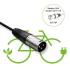 Ładowarka do roweru elektrycznego 36V 42V 2A wtyk 3P XLR-18mm Qoltec 52615