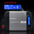Przetwornica napięcia Pure Sine Wave 300W / 600W 12V na 230V LCD USB USB-C kompatybilna z LiFePO4 GEL AGM czysty sinus Qoltec 52687