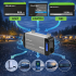 Przetwornica napięcia Pure Sine Wave 1000 / 2000W 12V na 230V LCD USB USB-C kompatybilna z LiFePO4 GEL AGM czysty sinus Qoltec 52689