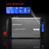 Przetwornica napięcia Pure Sine Wave 1000 / 2000W 12V na 230V LCD USB USB-C kompatybilna z LiFePO4 GEL AGM czysty sinus Qoltec 52689
