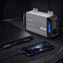Przetwornica napięcia Pure Sine Wave 1000 / 2000W 12V na 230V LCD USB USB-C kompatybilna z LiFePO4 GEL AGM czysty sinus Qoltec 52689
