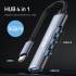 Hub USB-C 3.1 USB 2.0 x3 USB 3.0 x1 Qoltec 53792