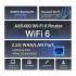 Router TP-Link Archer AX72 Pro AX5400 2.5Gbps 1xWAN 4xLAN 1x USB 3.0