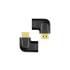 Adapter kątowy HDMI M -> HDMI Ż 8K płaski Unitek A1047ABK03