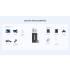Adapter USB-A -> USB-C 10Gbps Unitek A1049ABK01