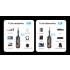 Adapter mini jack nadajnik/odbiornik audio 10m Bluetooth 5.3 Unitek B1111A01