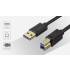 Kabel USB 3.0 A-B 2,0m Unitek C14095BK-2M do drukarki