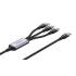 Kabel USB-C 3w1 micro/Lightning/USB-C 1,5m Unitek C14101AGY01-1.5M