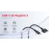 Kabel zasilający 140W USB-C na MagSafe 3 1,0m Unitek C14121BK-1M