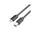 Kabel USB-C USB-B USB 2.0 5,0m Unitek C14140ABK03-5M
