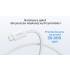 Kabel USB-C -> USB-C 100W 1,0m zwijany magnetycznie Unitek C14141AWH01-1M biały