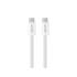 Kabel USB-C -> USB-C 100W 1,0m zwijany magnetycznie Unitek C14141AWH01-1M biały