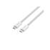 Kabel USB-C -> USB-C 100W 1,0m zwijany magnetycznie Unitek C14141AWH01-1M biały