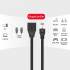 Patch cord STP kat.6 przedłużacz 0,5m Unitek C1896BK-0.5M